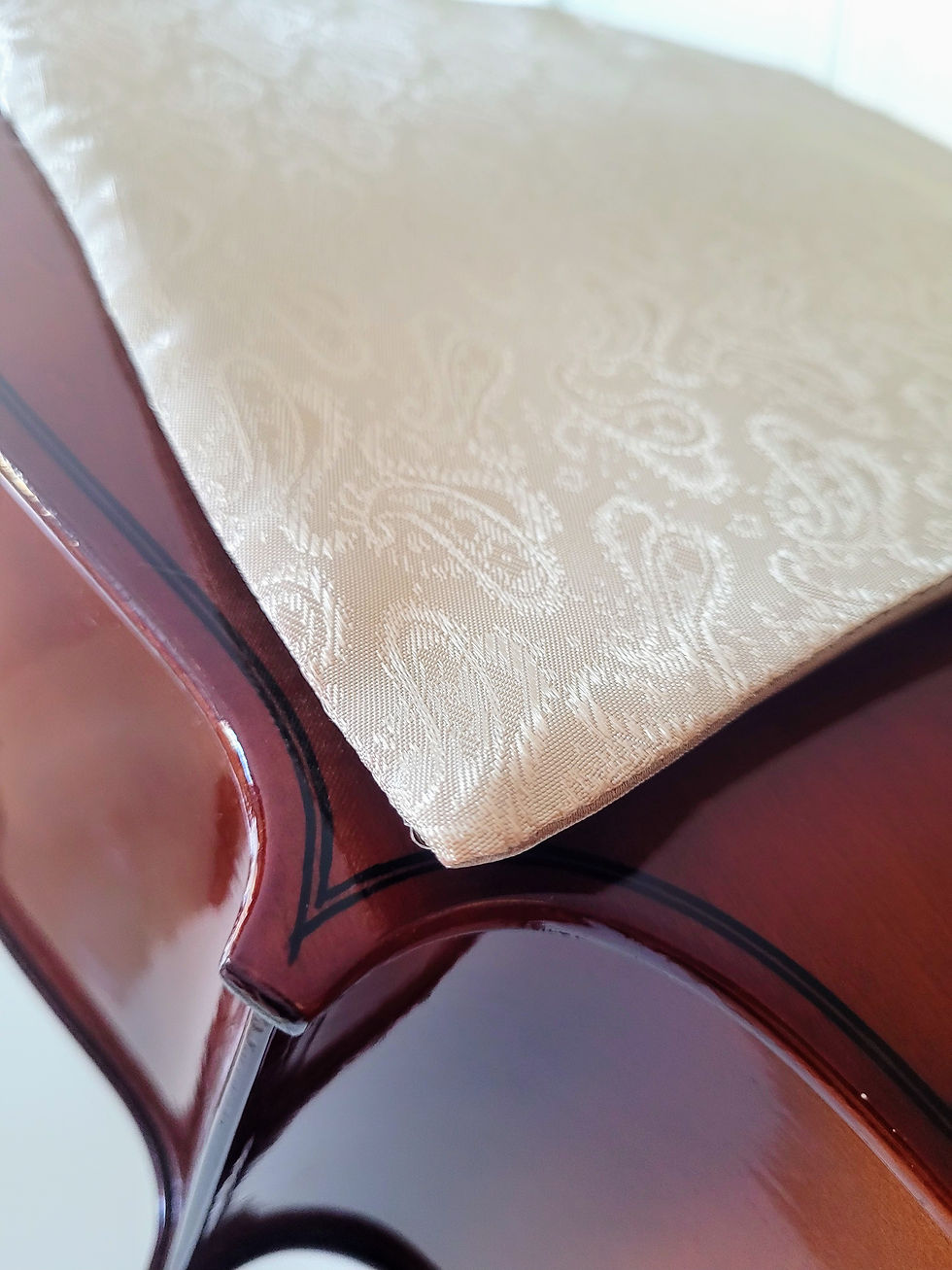 Thumbnail: Cello Bib Beige Paisley