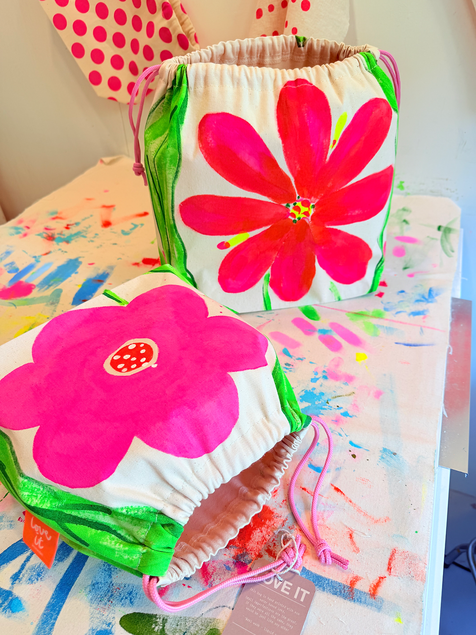 Thumbnail: Flower hand painted serie nr 1