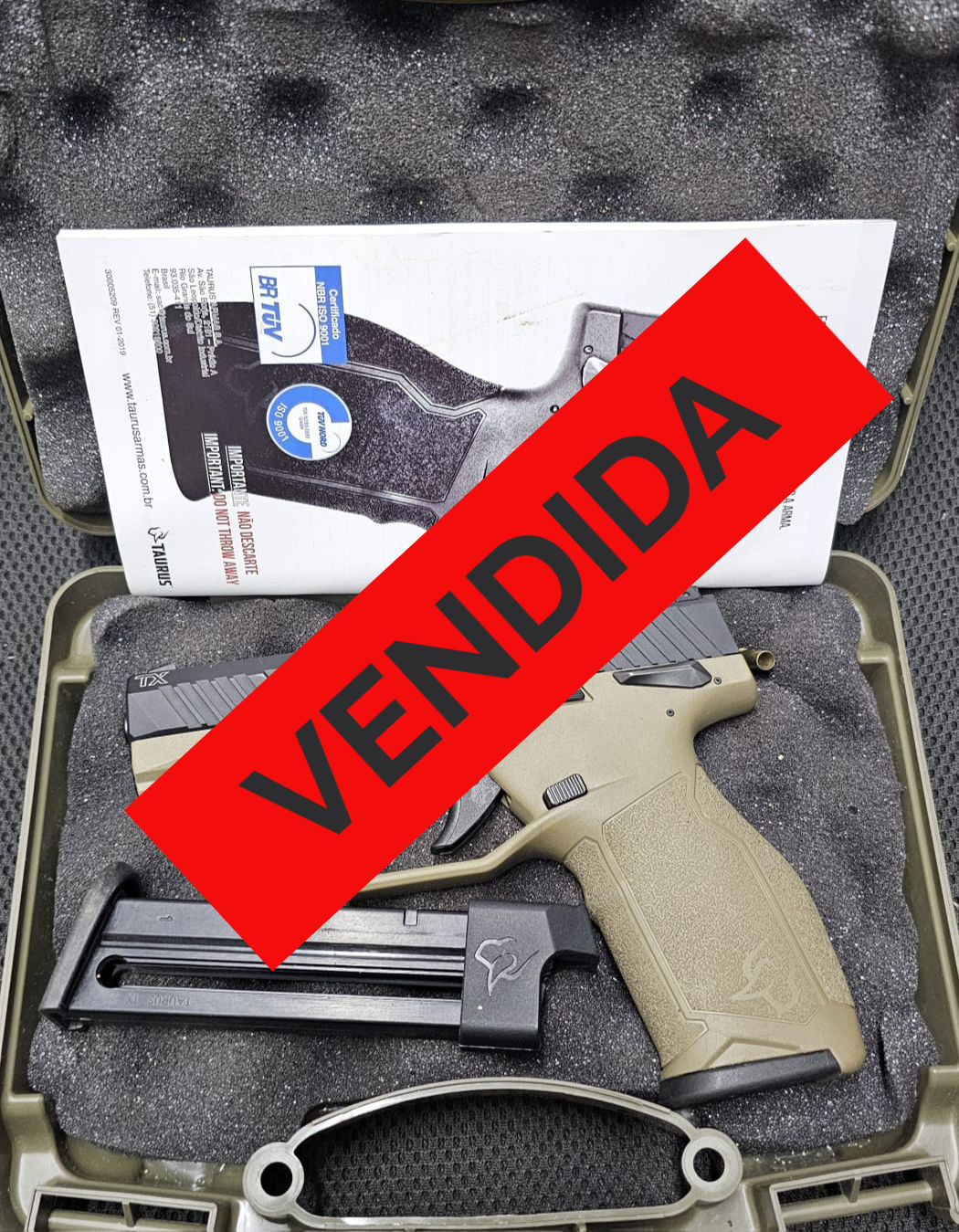 PISTOLA TAURUS TX22 .22LR - cod031