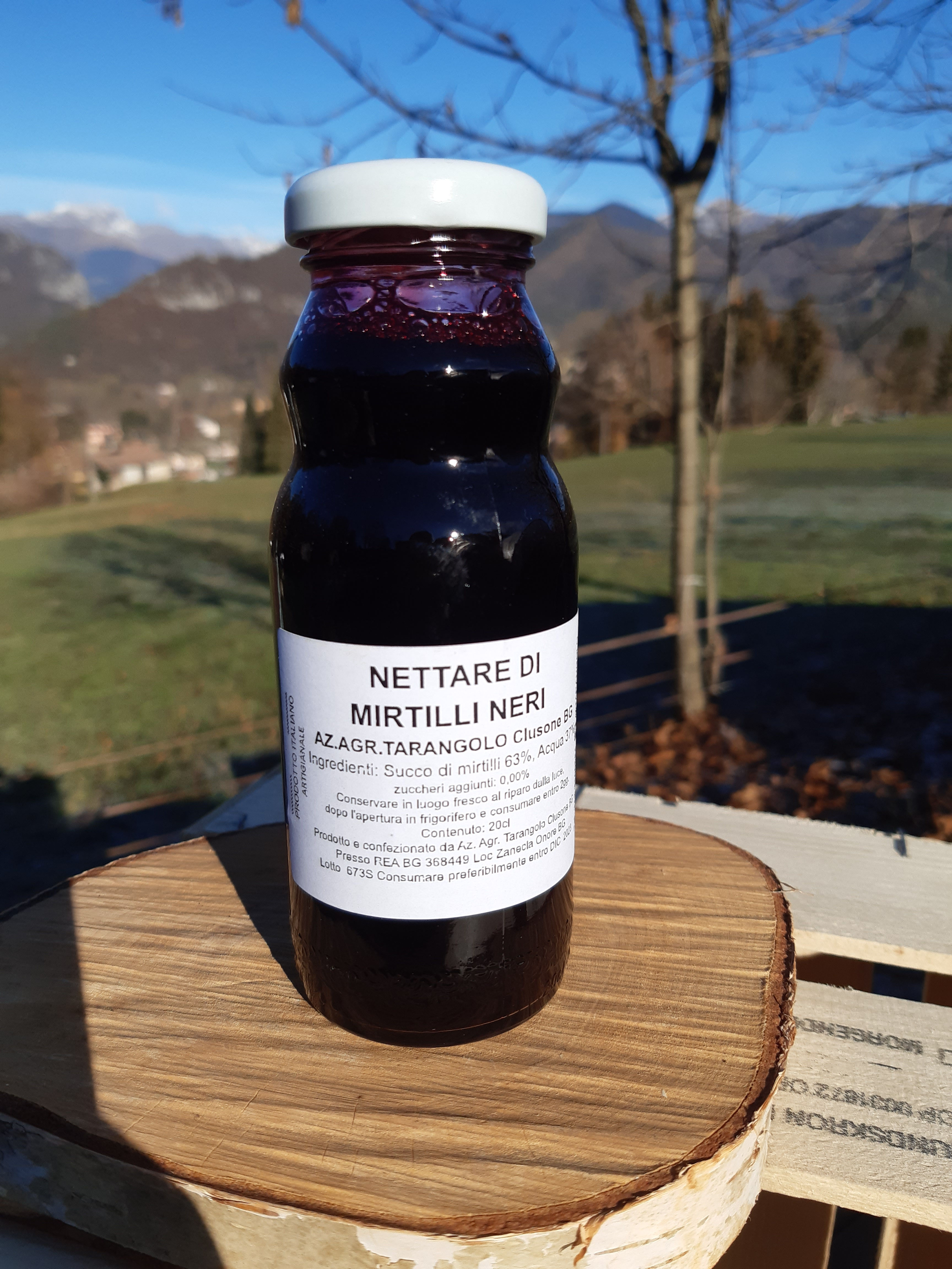 Nettare di mirtilli neri (selvatici)