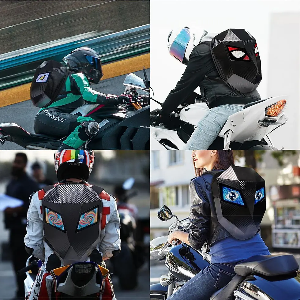 Thumbnail: Hot Selling Outdoor Motorcycle Backpack App Control Personality