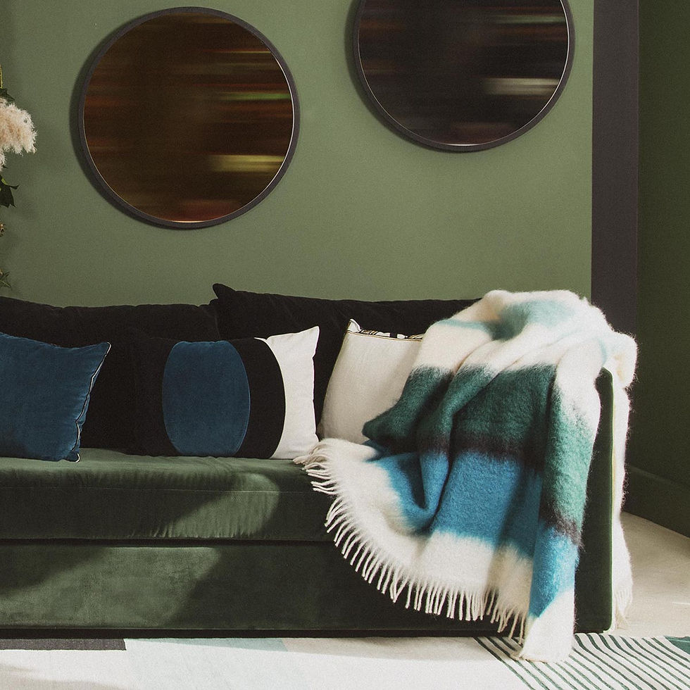 Plaid Mohair Serenity