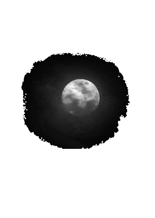 creepy moon gif transparent.gif