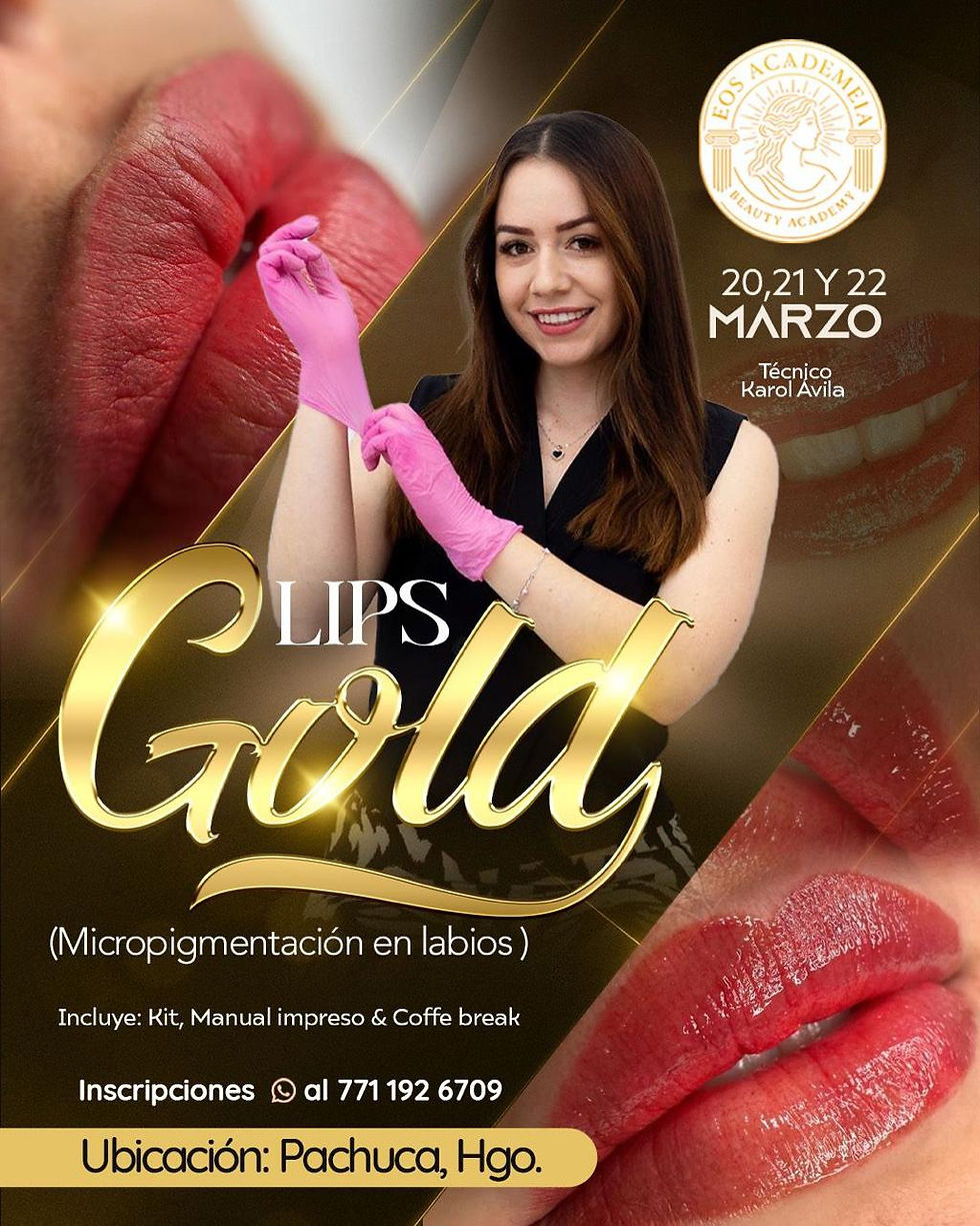 Curso Lips Gold – Micropigmentación en Labios 20, 21 y 22 de marzo