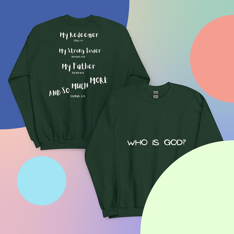 Who Is God Basic Crewneck Unisex