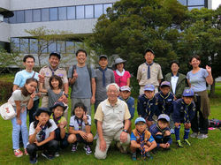 学研都市ATRの中庭