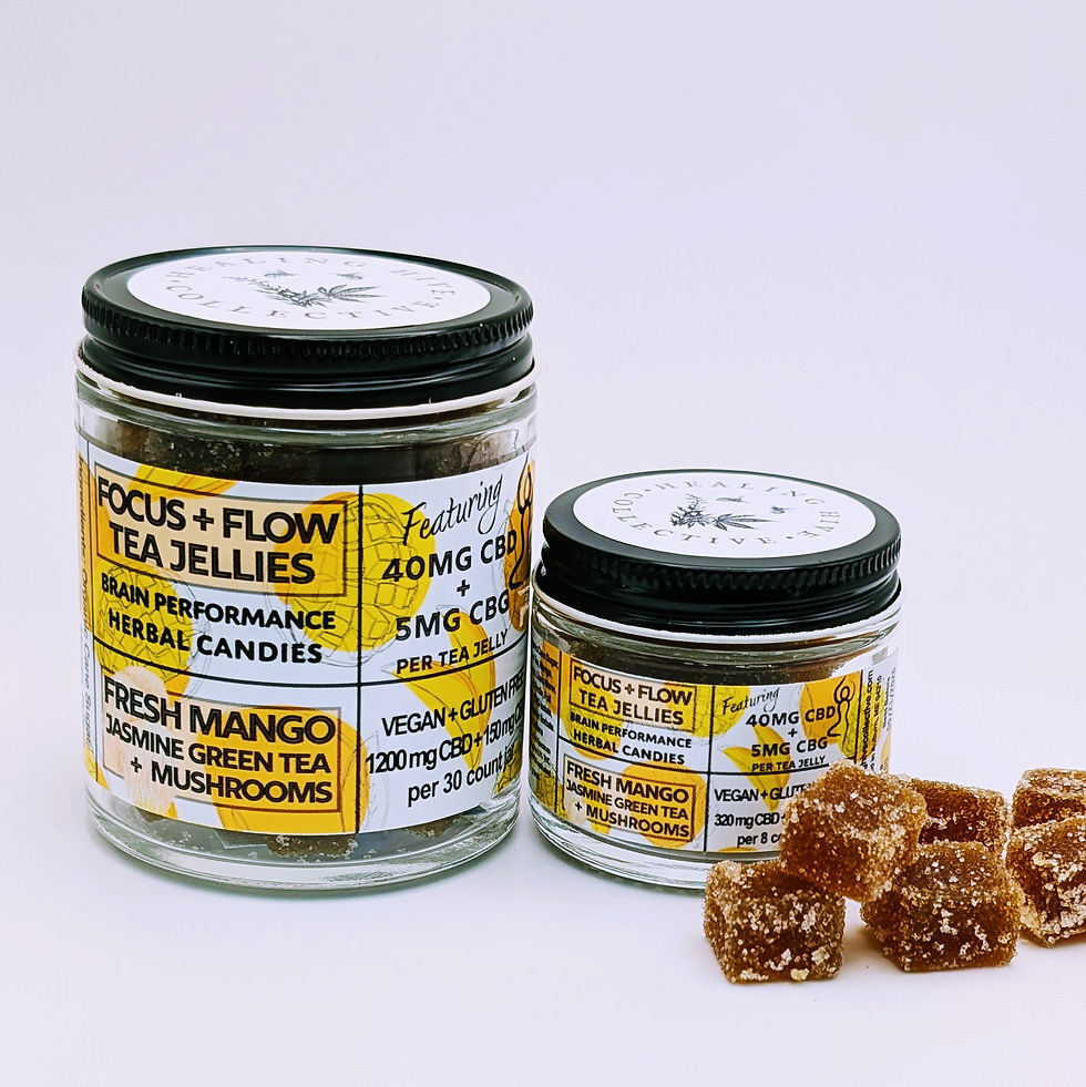 Thumbnail: Focus + Flow Herbal Tea Jellies