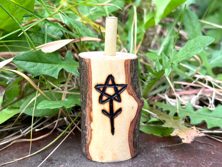 Wood and Herb Spell Pot