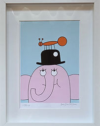 39) Hej kompis 2, serigrafi, Owe Gustafson, 33 x 43 cm, 1 800 kr.jpg