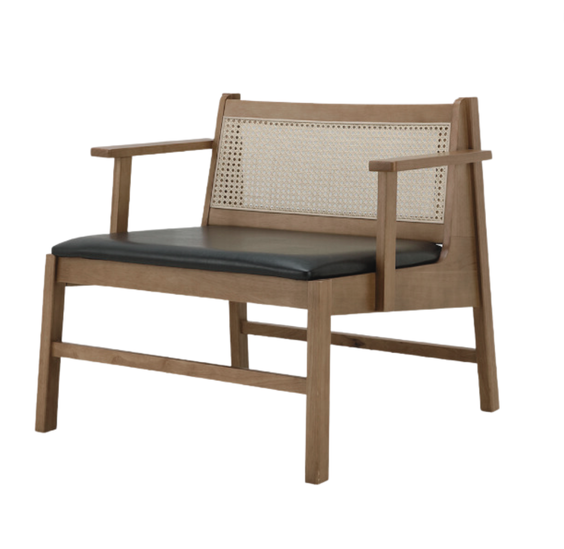 SF013  - เก้าอี้อาร์มแชร์ ผสมหวาย