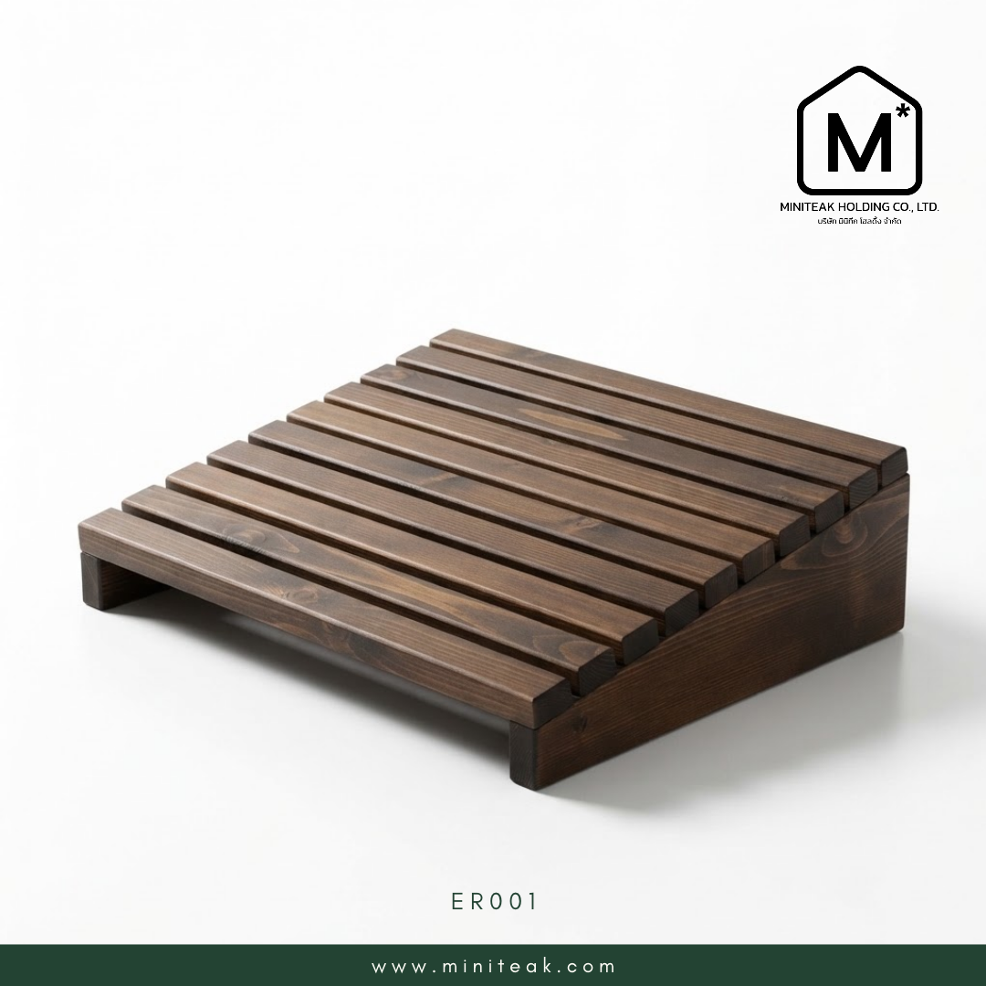 ER001 - Under-desk footrest (แท่นวางเท้าเพื่อสุขภาพ/ที่วางเท้าใต้โต๊ะ)