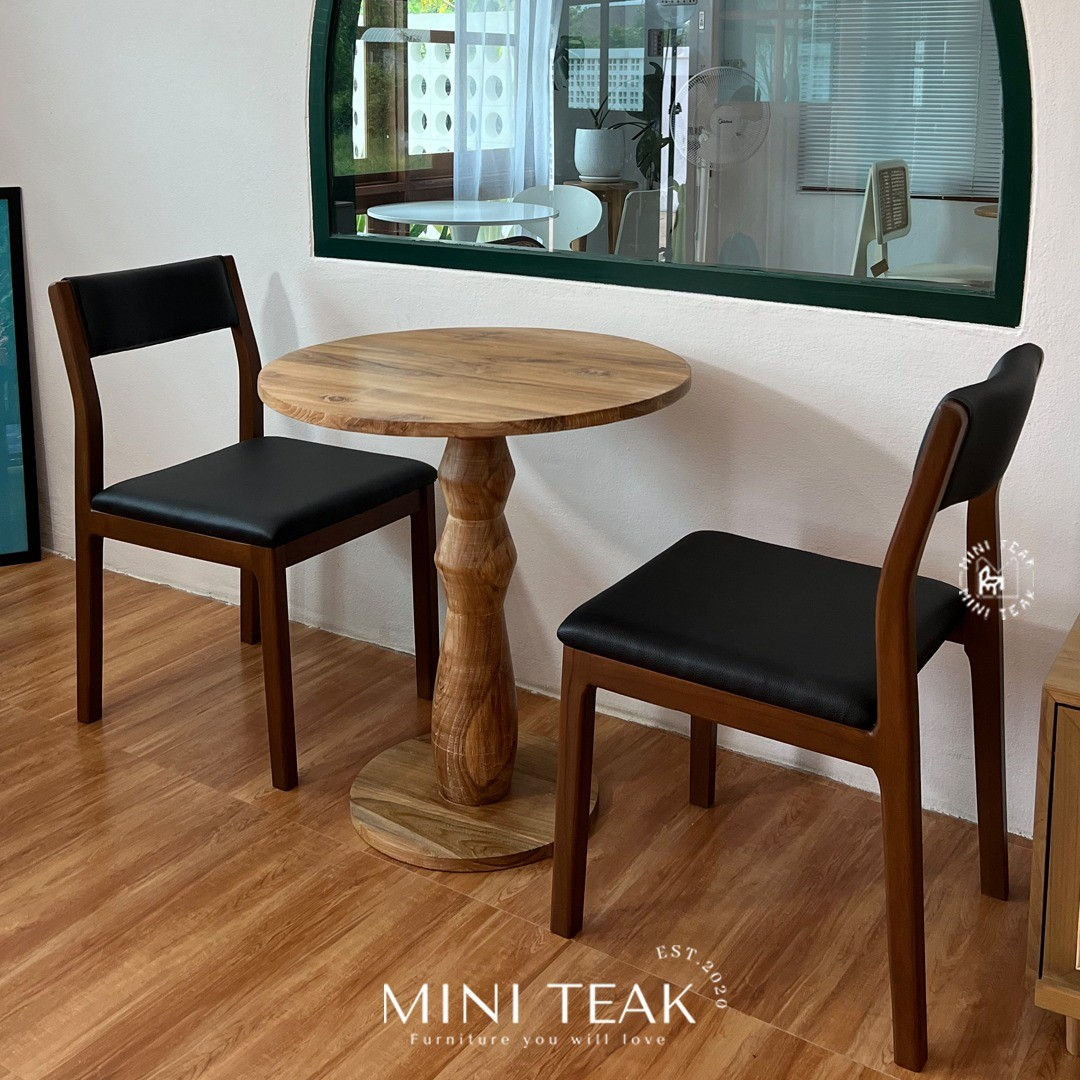 CF047 - ชุดโต๊ะคาเฟ่ ชุดโต๊ะเก้าอี้ ชุดโต๊ะคาเฟ่หวาย Cafe Set47