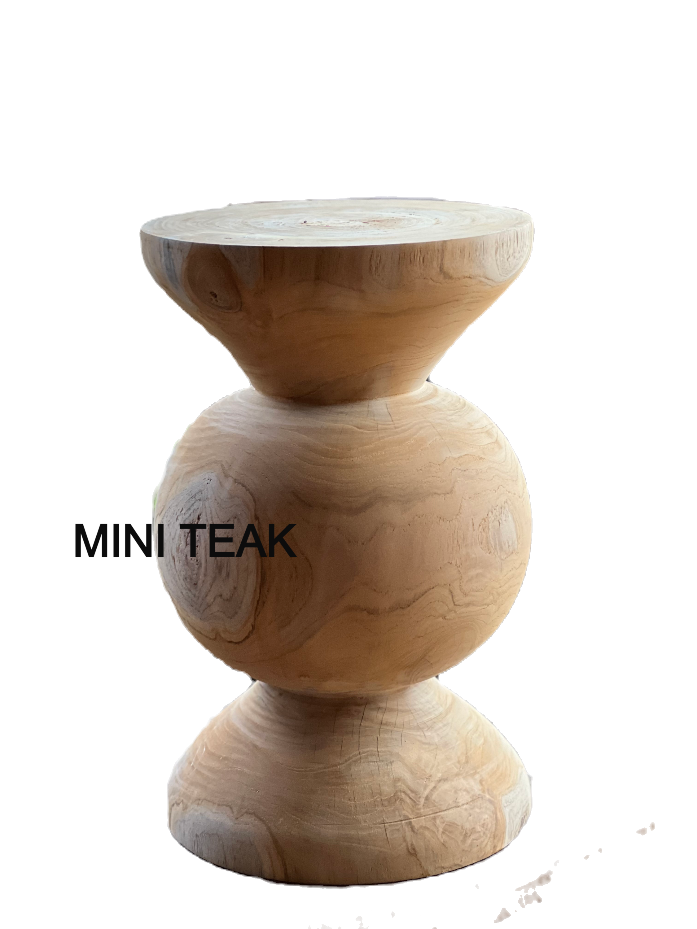DC026 - สตูลตอไม้ โต๊ะข้าง Teak Stool