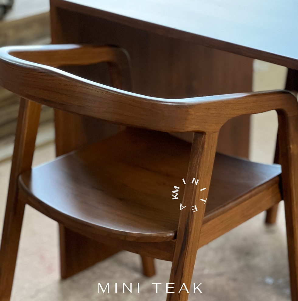 ภาพขนาดย่อ: DT067 - โต๊ะกินข้าวไม้สัก Timber แบบ 4 ที่นั่ง
