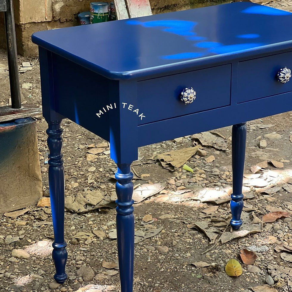 ภาพขนาดย่อ: DE010  - โต๊ะทำงานไม้สัก โต๊ะไม้สัก โต๊ะโมเดิร์น