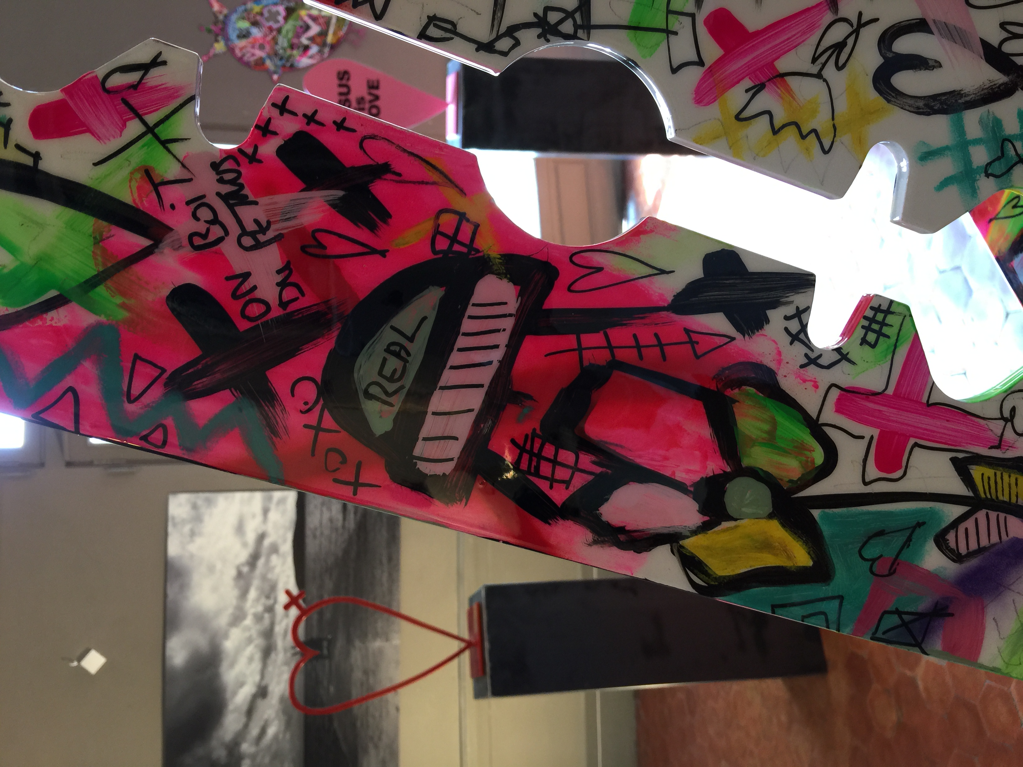 P FAVA Heart et Razor punky custom