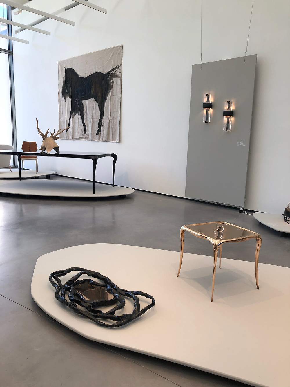 Une vue de l'installation,
