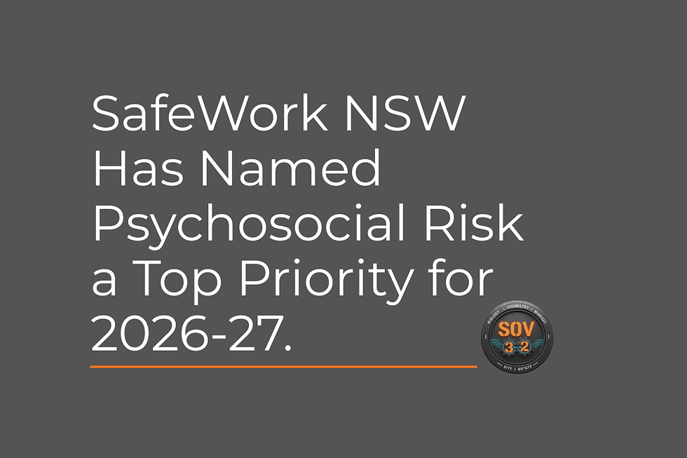 SafeWork NSW Has Named Psychosocial Risk a Top Priority for 2026-27. Here's What That Means for Your Business.