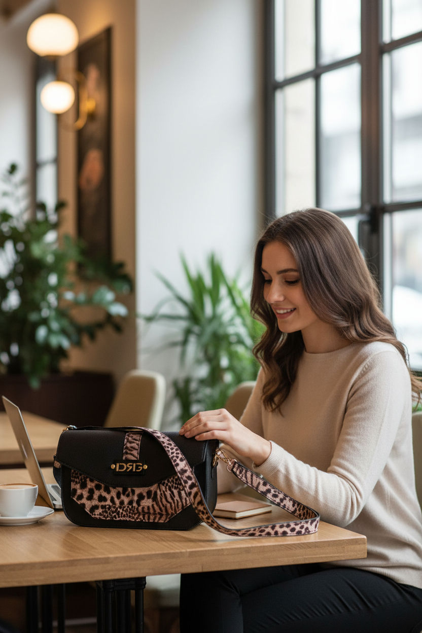 Μικρογραφία: ΓΥΝΑΙΚΕΙΑ ΤΣΑΝΤΑ Shoulder & Crossbody Bag – De Raggi