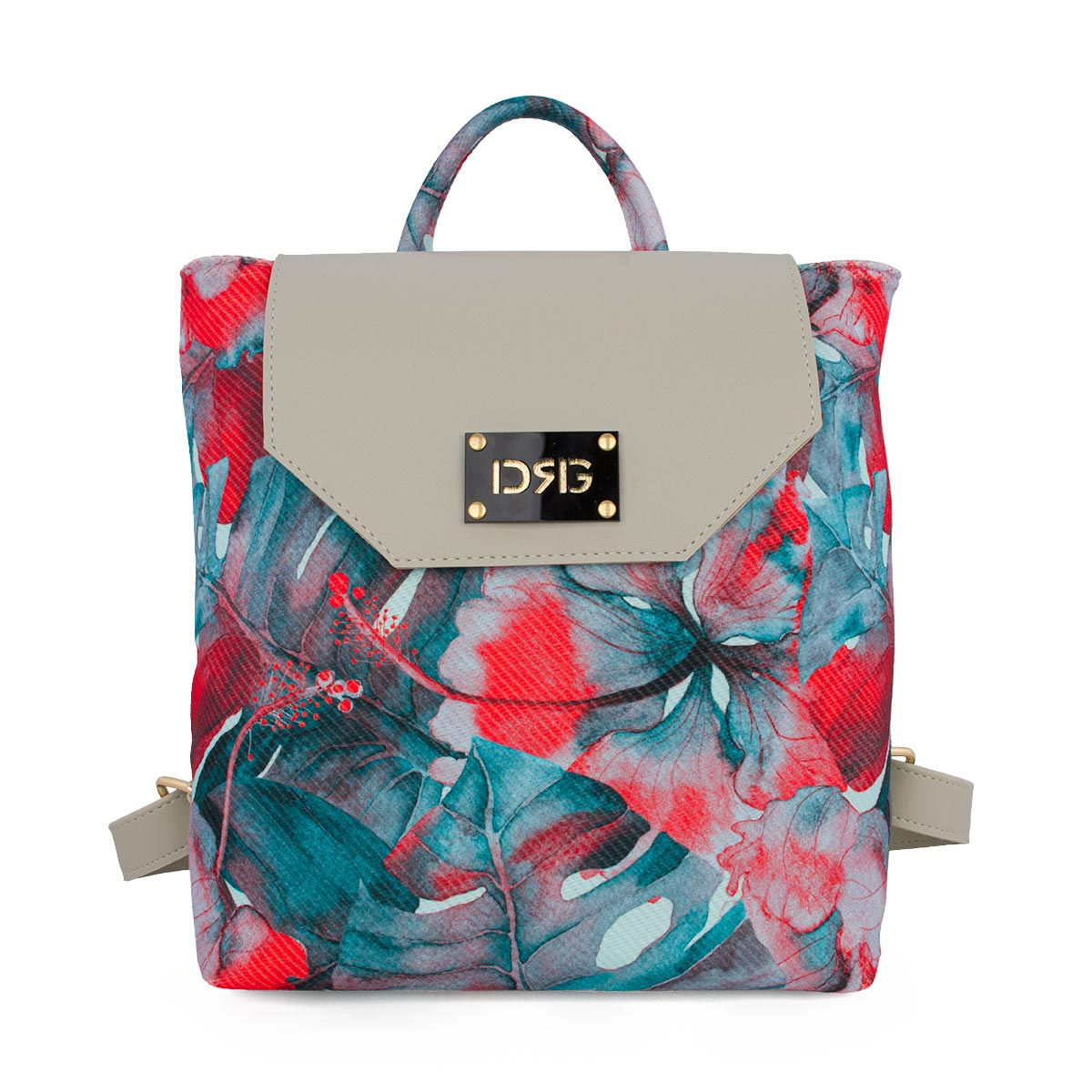 ΓΥΝΑΙΚΕΙΑ ΤΣΑΝΤΑ ΠΛΑΤΗΣ Floral Backpack - De Raggi