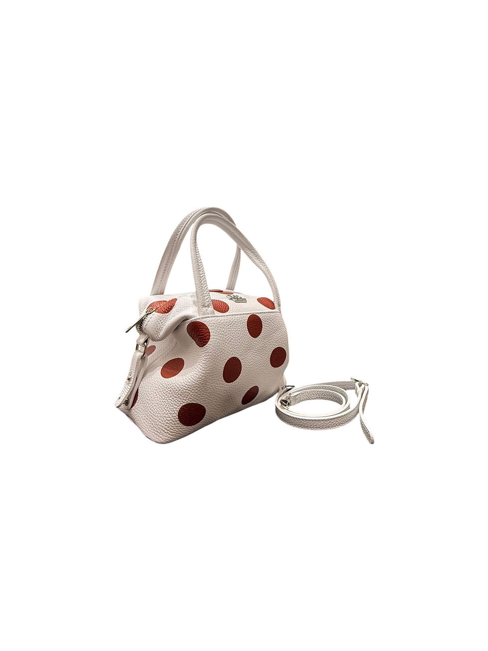 Μικρογραφία: De Raggi Polka Leather – Δερμάτινη Τσάντα Χειρός & Ώμου
