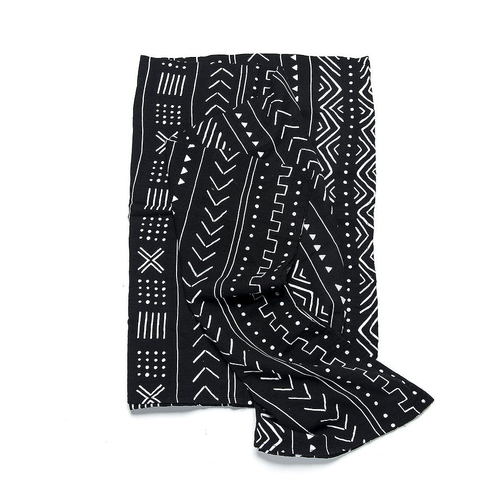Otulacz - Black Mudcloth