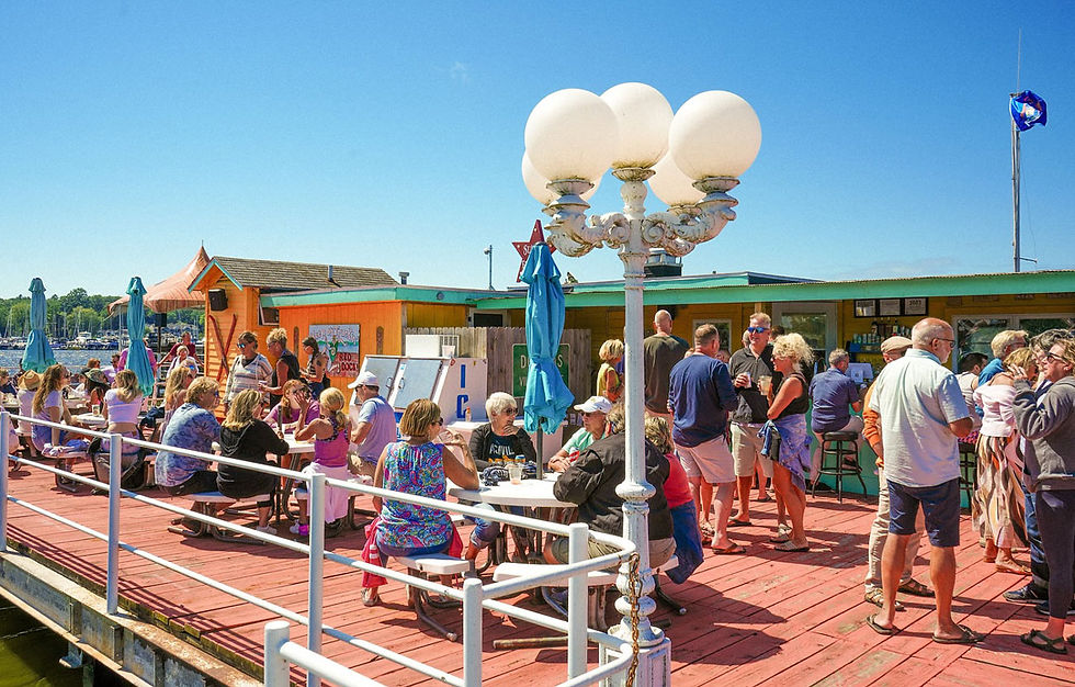 Waterside food and bar in Douglas Saugatuck Michigan