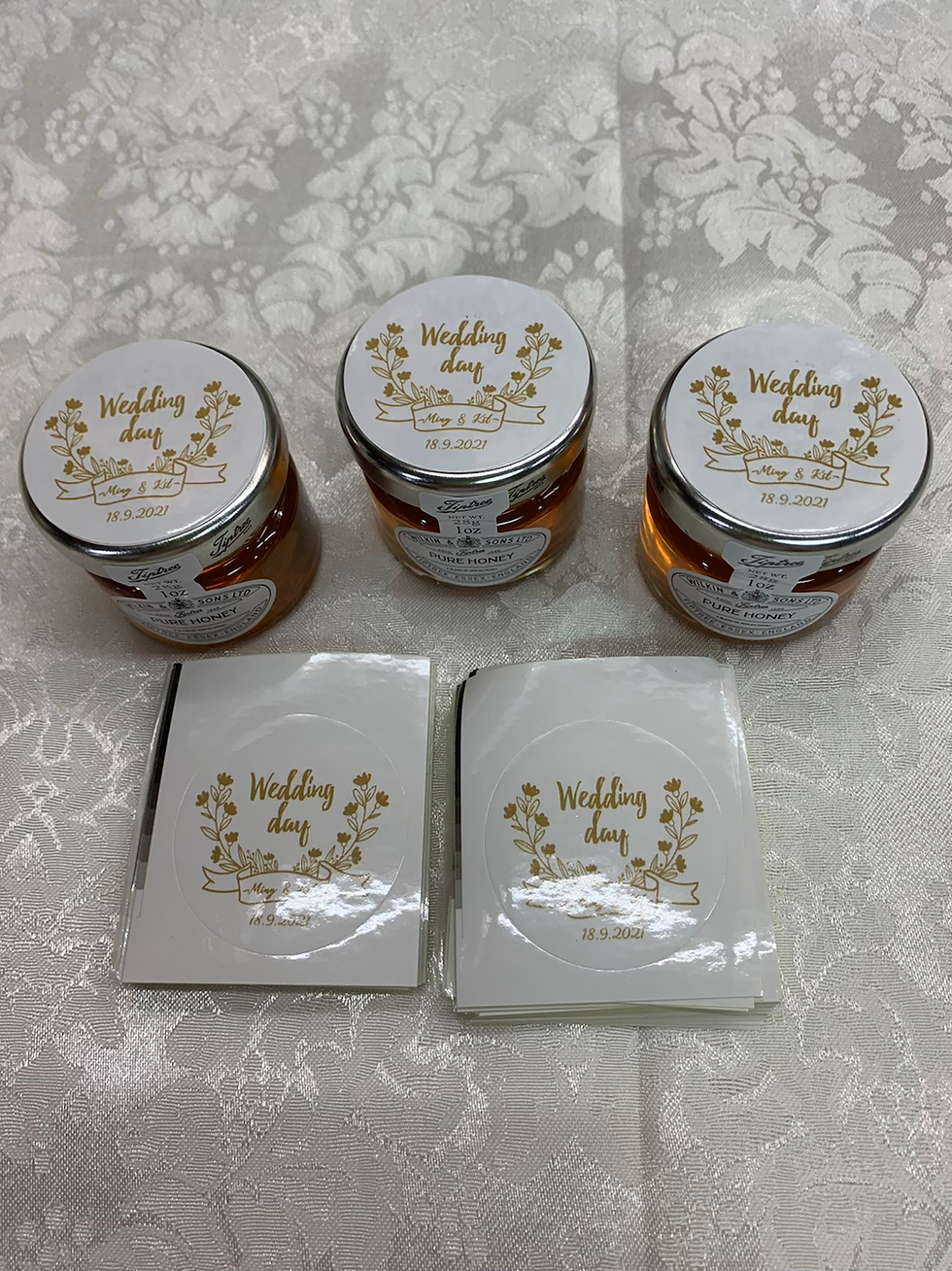 縮圖：蜜糖貼紙 個性化訂製貼紙 sticker 200pcs