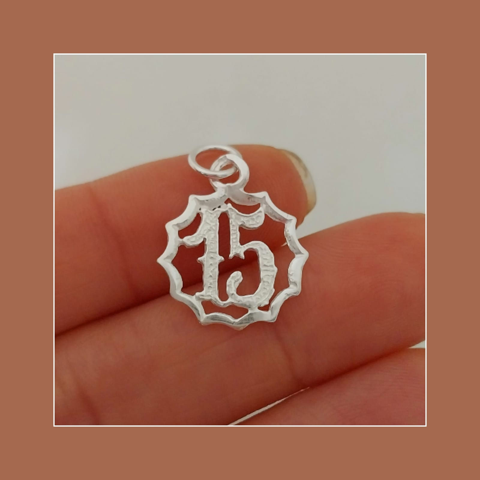 Dijes 15 Años Plata 2,5cm