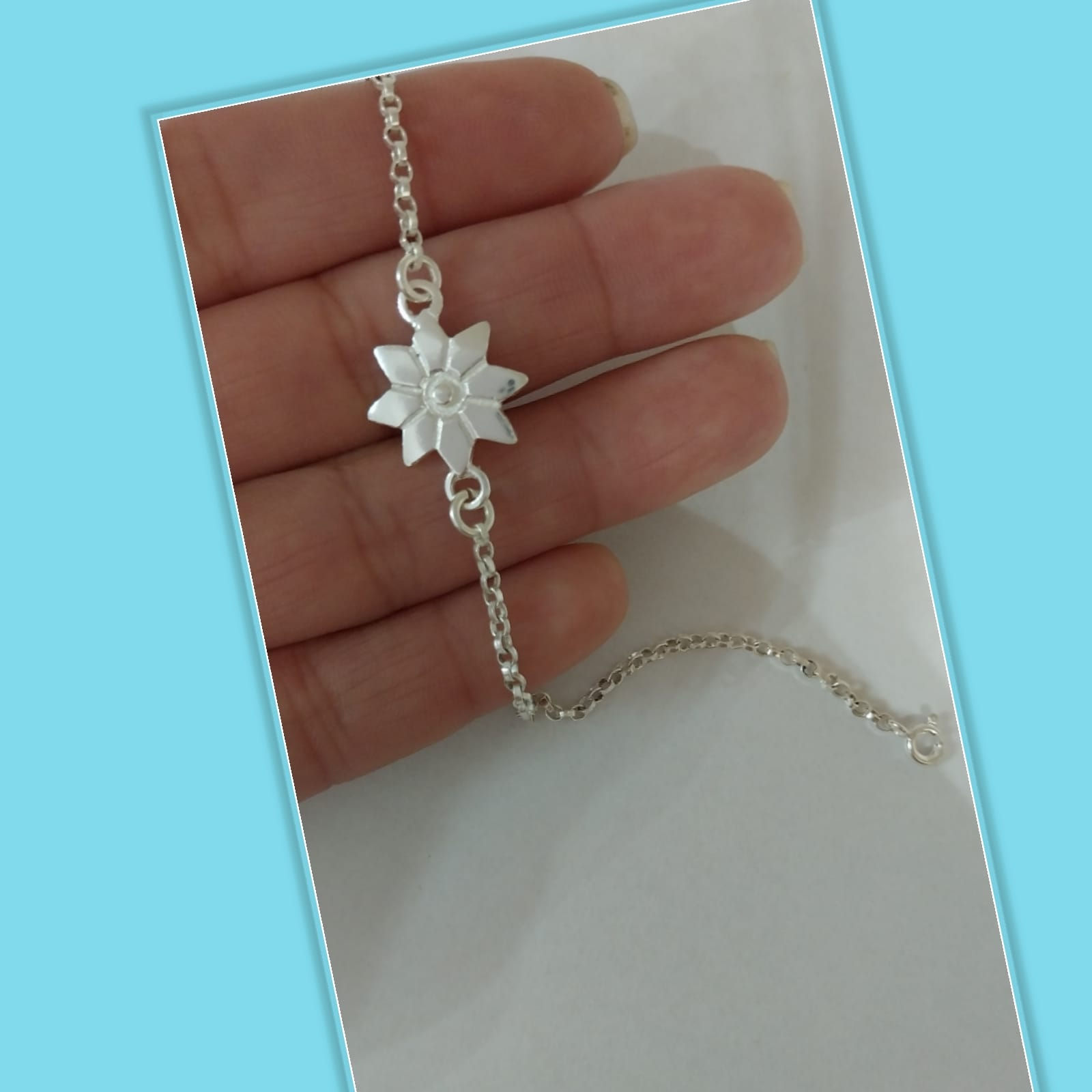 Pulsera Estrella Federal Plata 