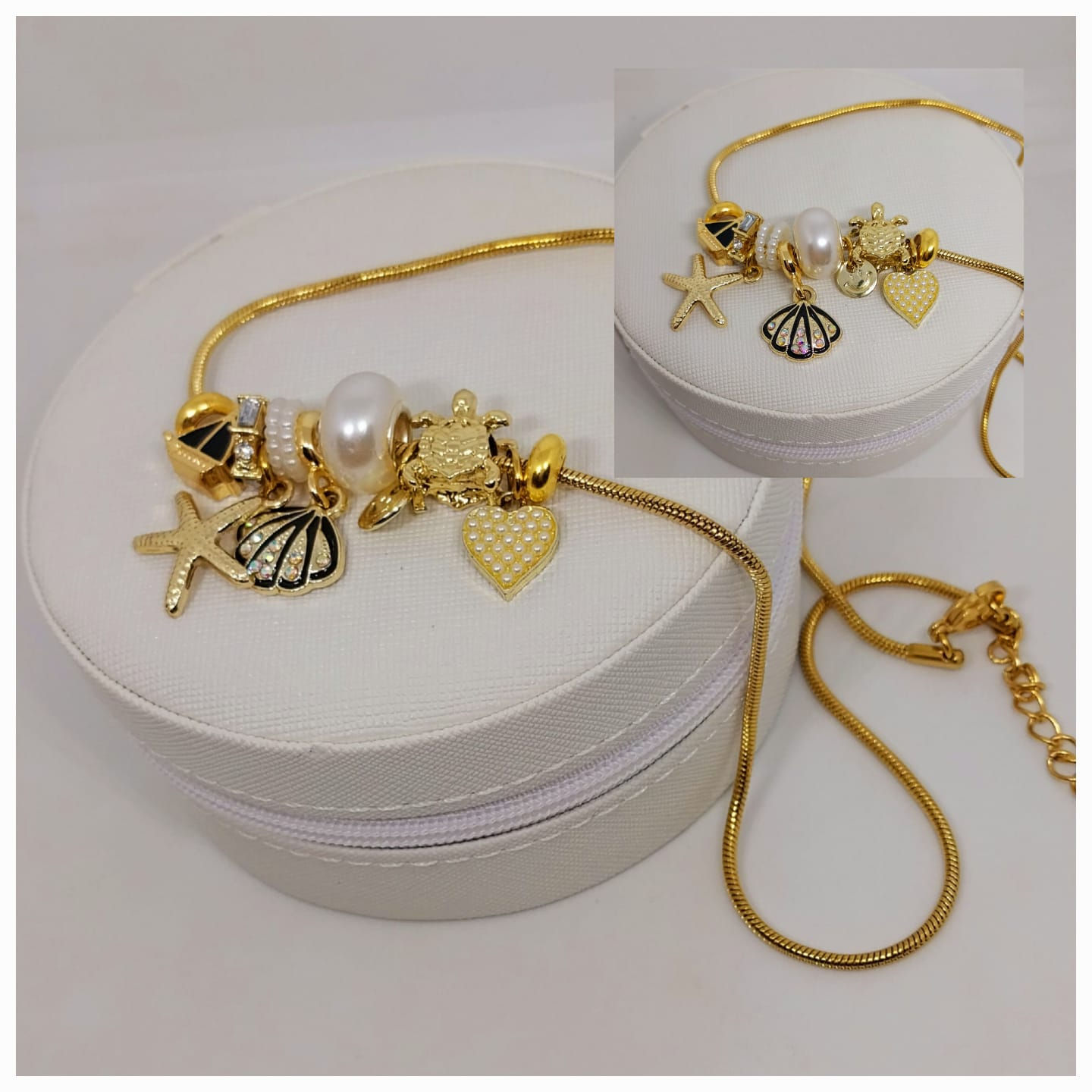 Acero Dorado Collar Pandora 🇨🇳CD