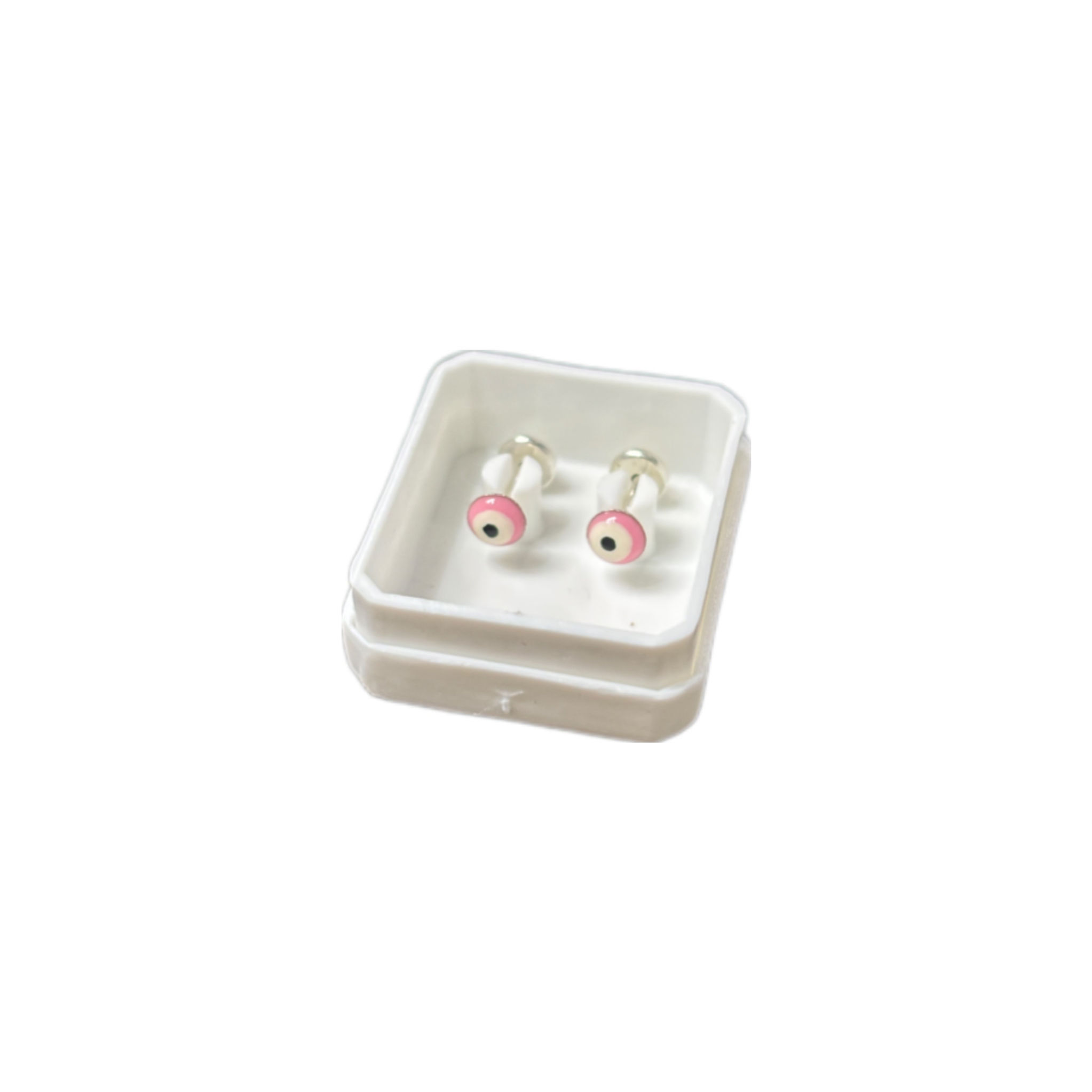 Abridores Ojitos Rosa Plata N228