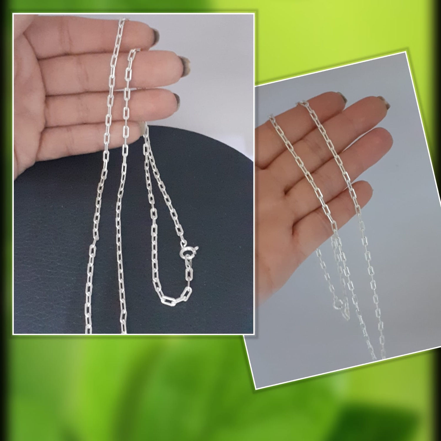 Cadenas Forcet Larga 0,80 Plata 45cm 🇩🇪CP