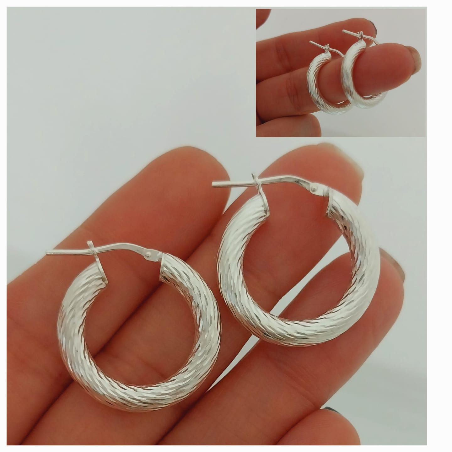 Aros Cubano Rayado 23mm 