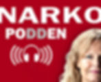 Loggan för Narkopodden där även en kvinna vid namn Jessica Vikberg syns. Det är hon som intervjuar