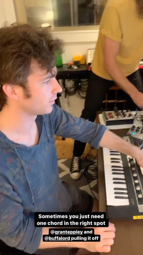 Producer Grant Eppley putting the right chord in the right place
