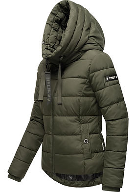 Quilted Jacket Amayaa Olive