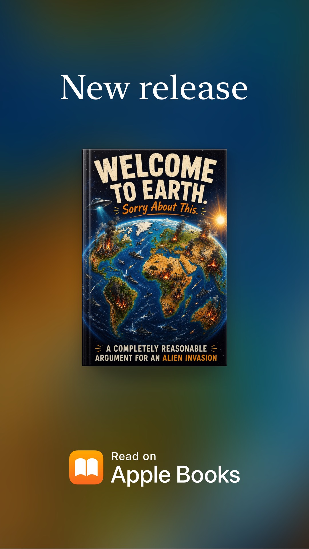 Welcome to Earth. Sorry About This. — A New Book by Stacey Bruner