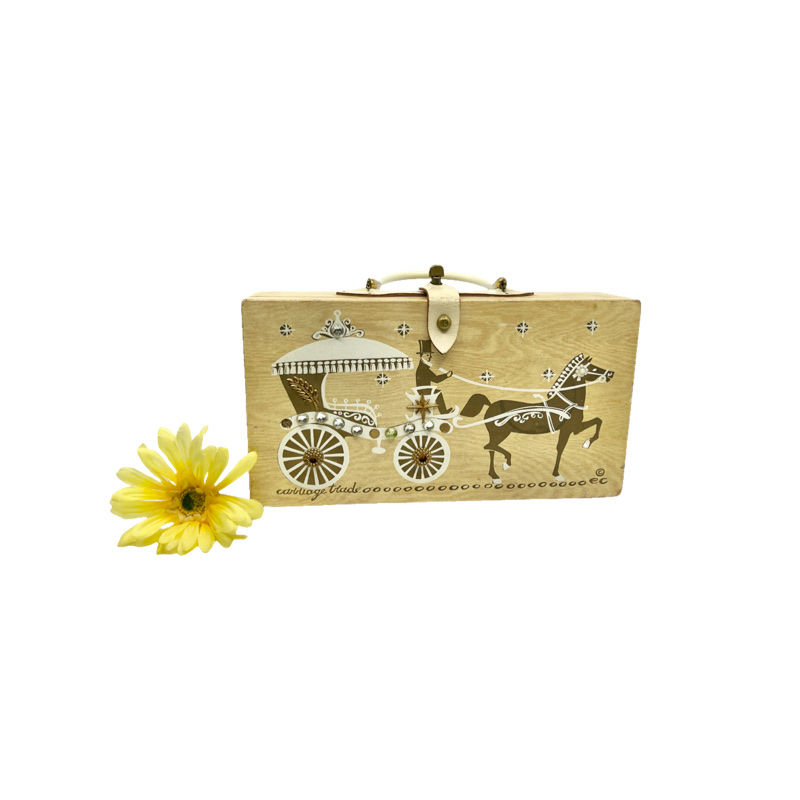 Vintage Enid Collins "Carriage Trade" Box Handbag/1960's Enid Collins Bag