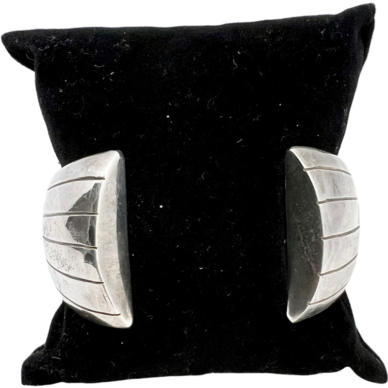 Thumbnail: Vintage Navajo Signed Bracelet by Pamela Benally / Native Signed Cuff Bracelet