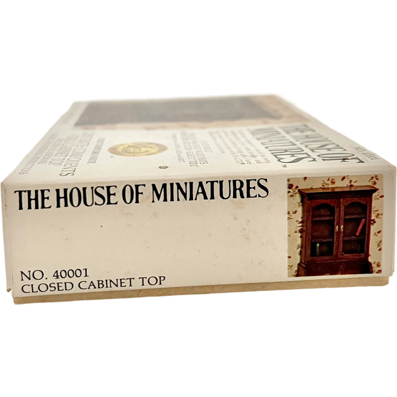 Thumbnail: New Vintage House of Miniatures Furniture Kit #40001/ X-Acto Closed Cabinet Top