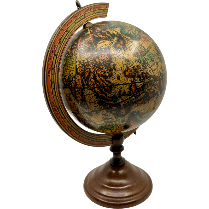 Thumbnail: Vintage Collectible Italian Mercurio D' Oro Table Top Globe