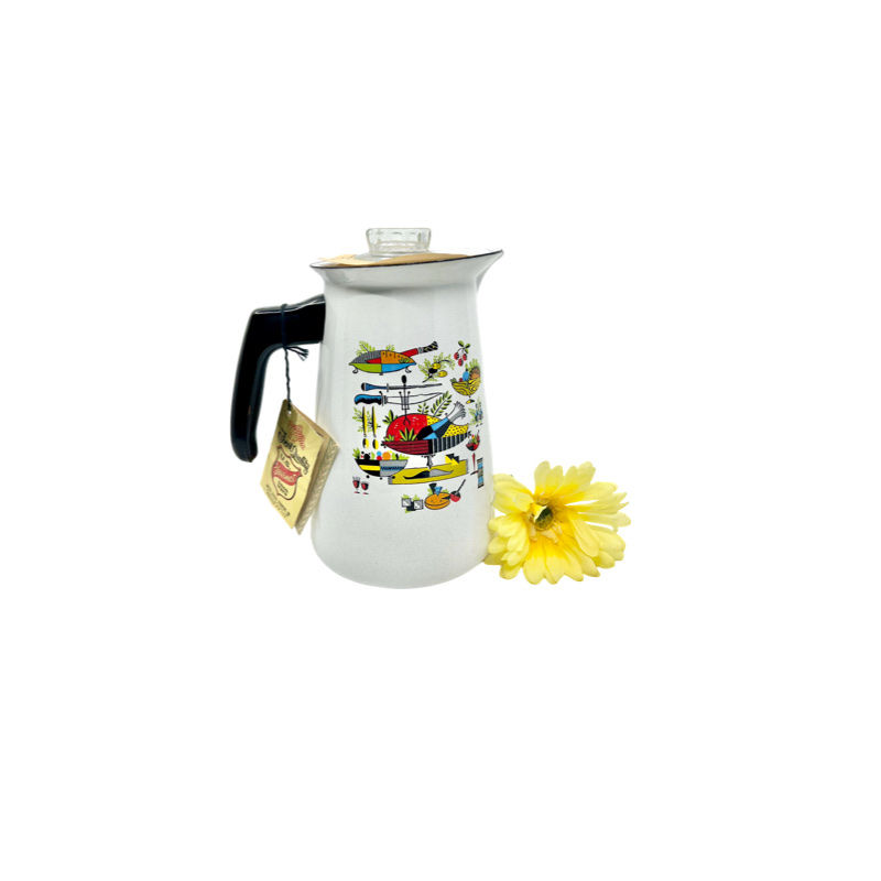 New Vintage Georges Briard Stove Top Coffee Pot