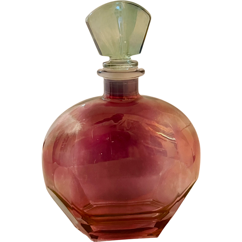 Thumbnail: Vintage Rainbow Glass Decanter Made in Italy with Original Sticker