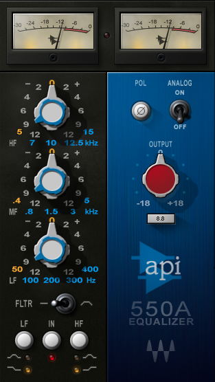 Waves API550 Equalizer plugin