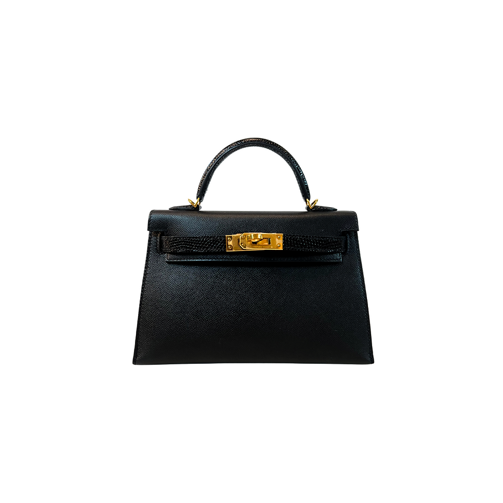 Mini Kelly 20cm Lizard Touch Veau Madame