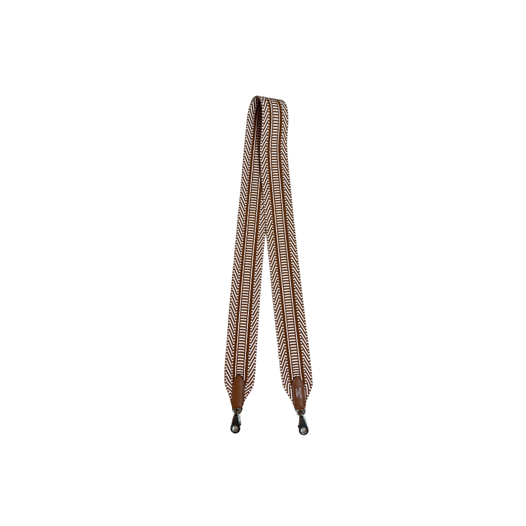 Hermes Sangle Zigzag 50mm Bag Strap Gold