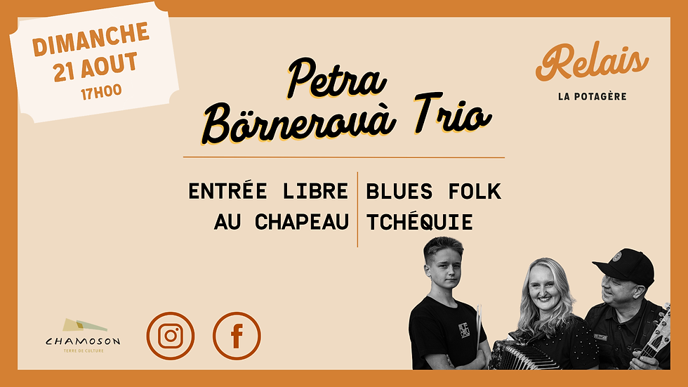 CONCERT - Petra Bornerova Trio (Blues Folk)