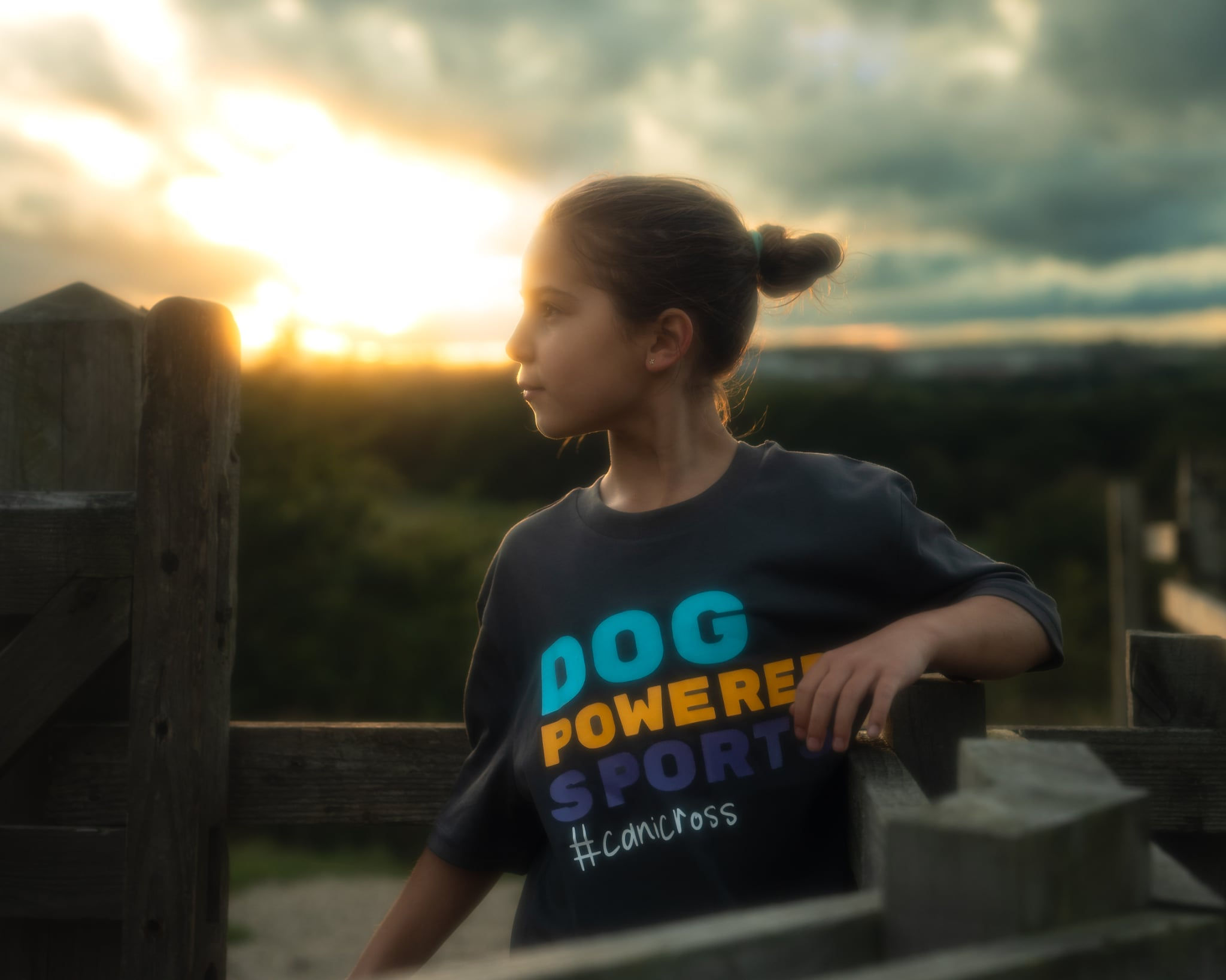 'Dog Powered Sports' Unisex Casual T-Shirt