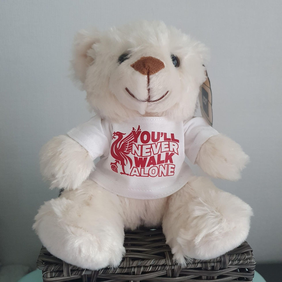 Thumbnail: Liverpool Personalised White Teddy Bear